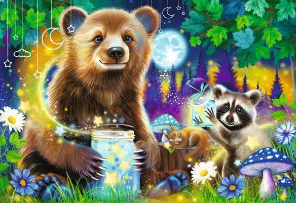 2 x 24 PC Lovable Woodland Friends Puzzle - Image 3