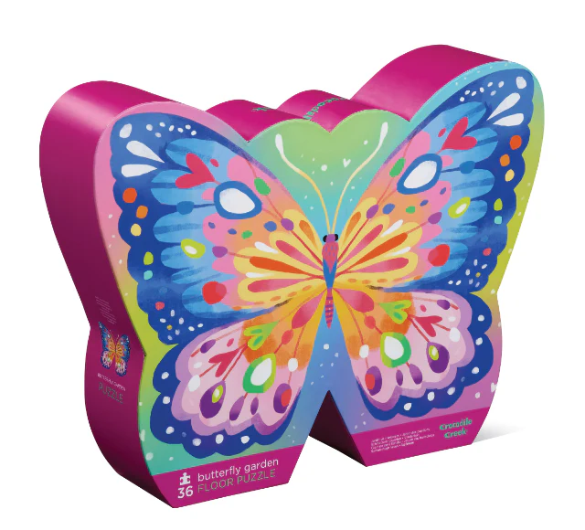 36 Piece Butterfly Garden Foil Stamped Puzzle