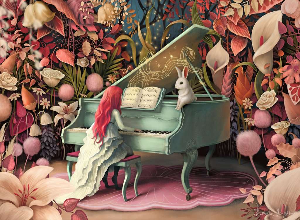 500 PC Rabbit Recital Puzzle - Image 2