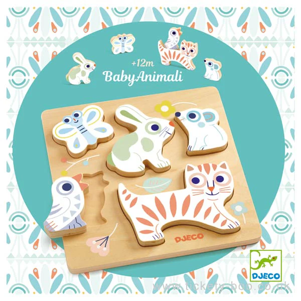 BabyAnimali Wooden Puzzle