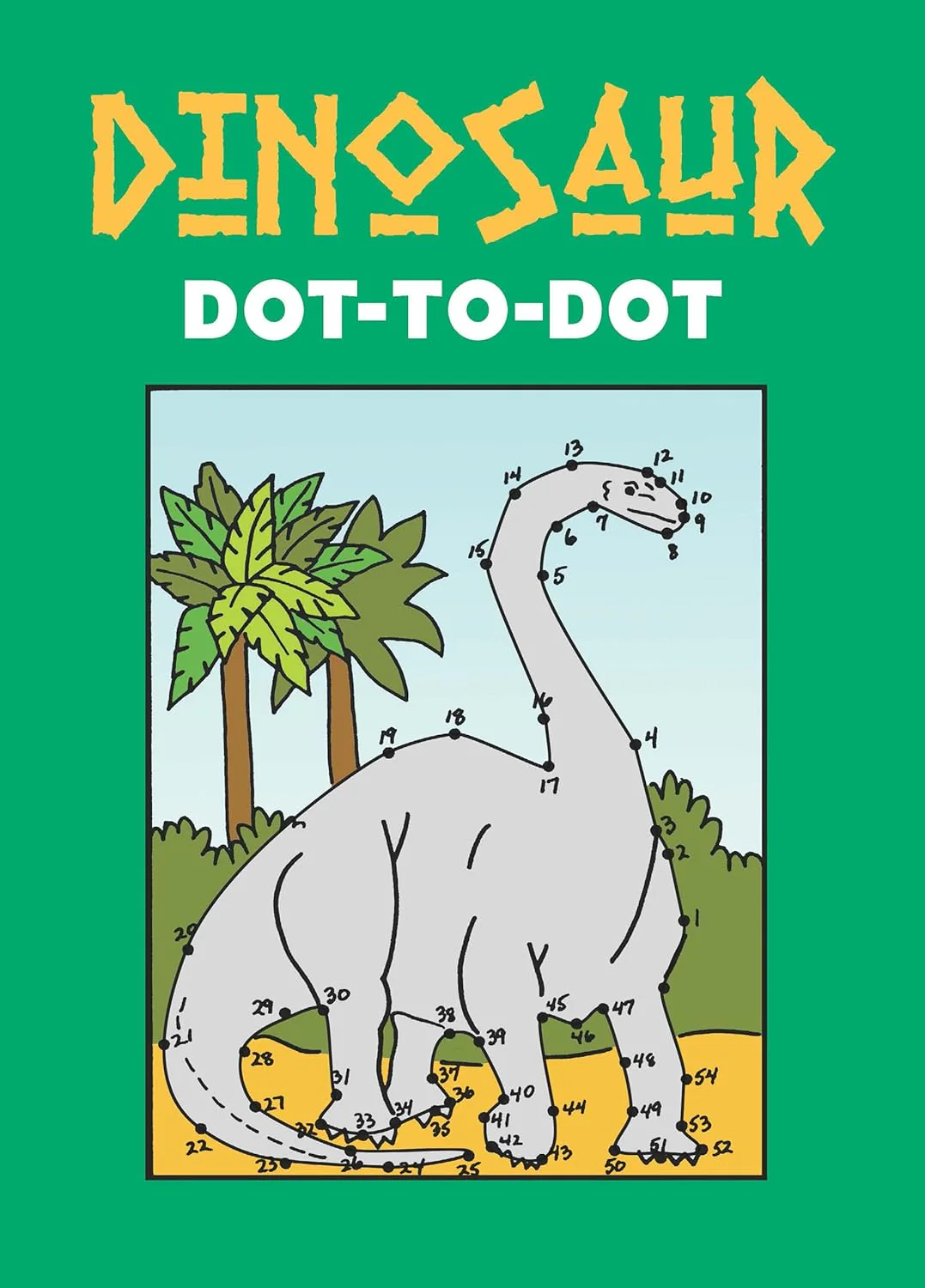 Dinosaur Follow-The-Dots Coloring Book - Image 2