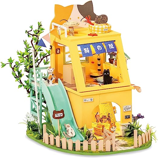 DIY Cat House Miniature Kit