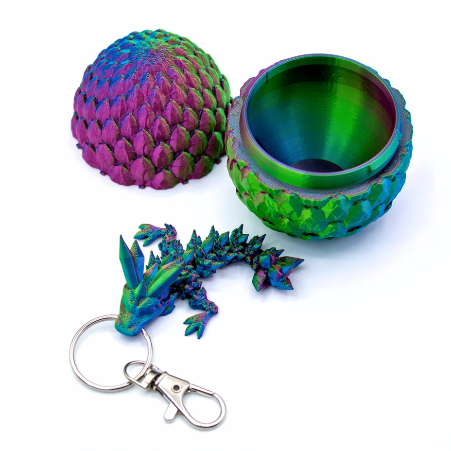 Crystal Dragon Egg Mini Keychain Fidget - Image 5