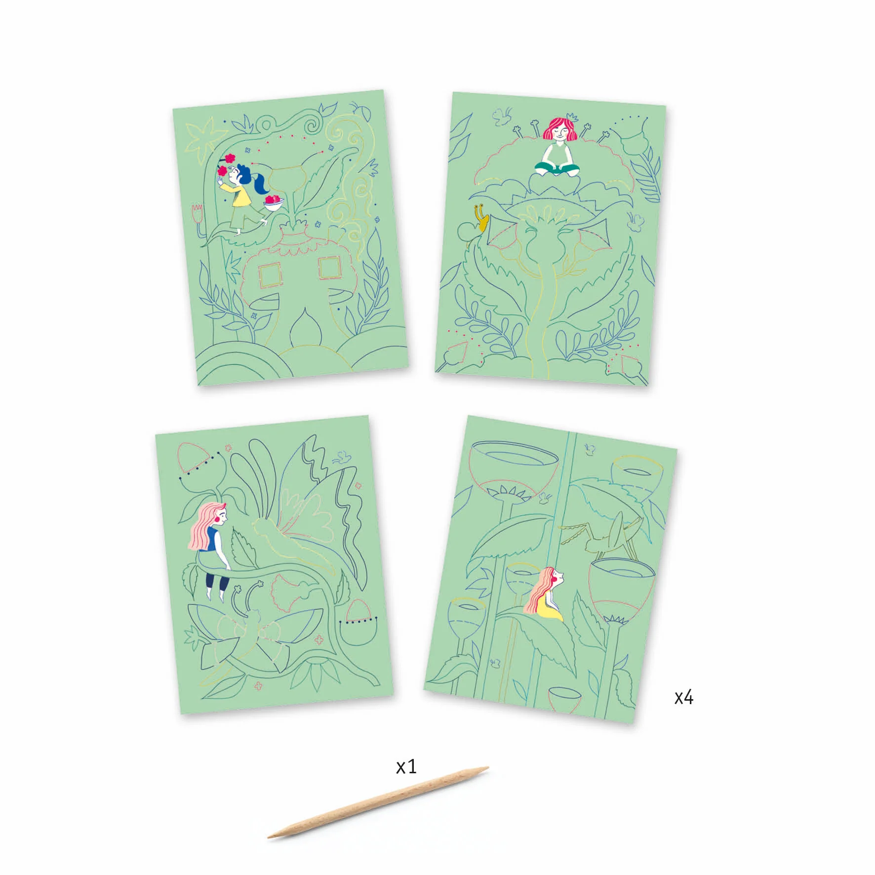Fantasy Garden Scratch Cards - Image 2