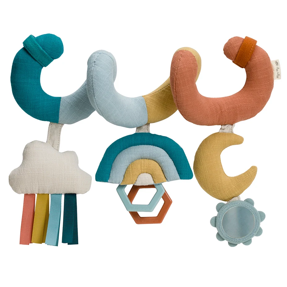Itzy Bitzy Spiral Car Seat Activity Rainbow - Image 2