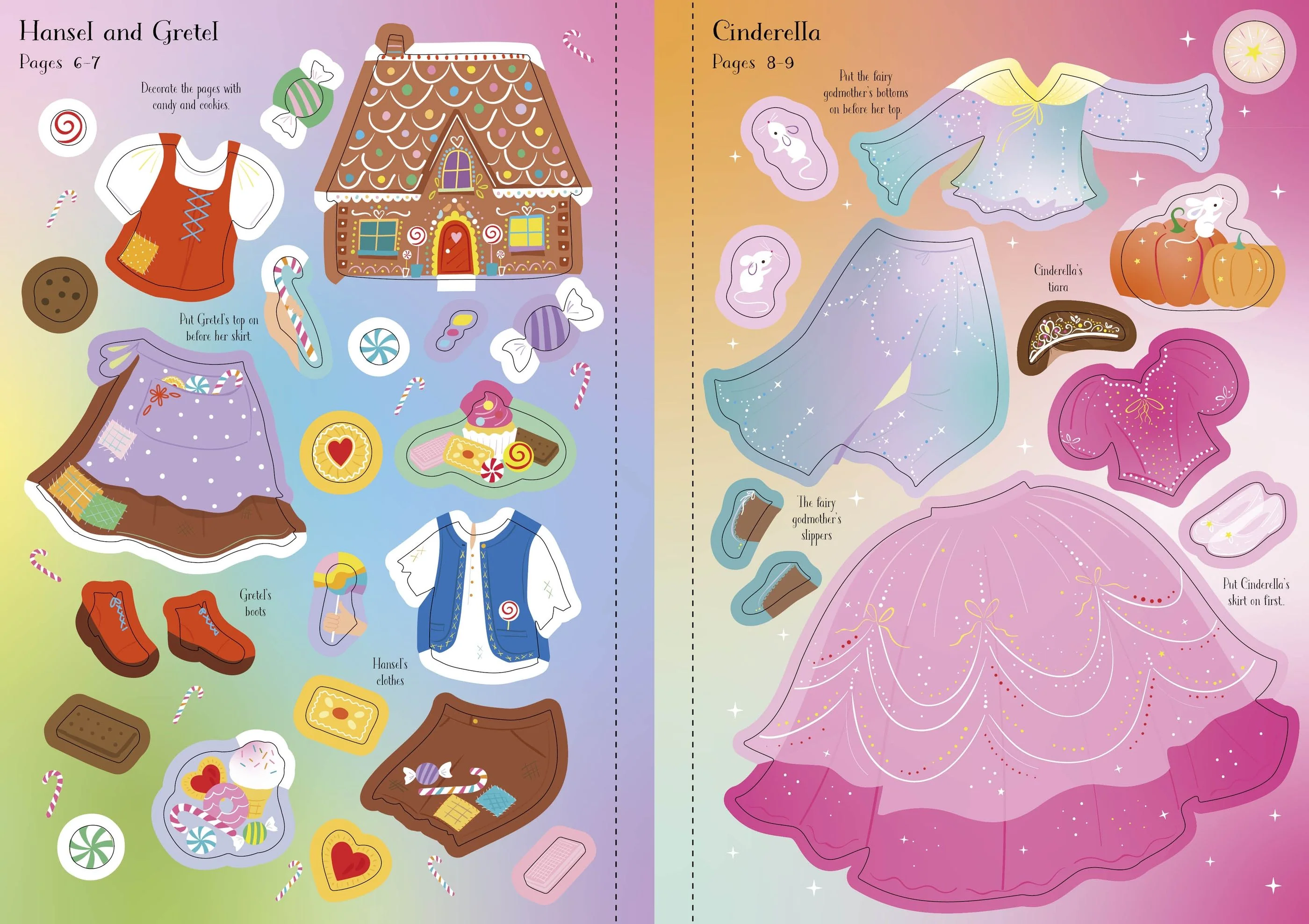 Little Sticker Dolly Dressing Fairy Tales Book - Image 3