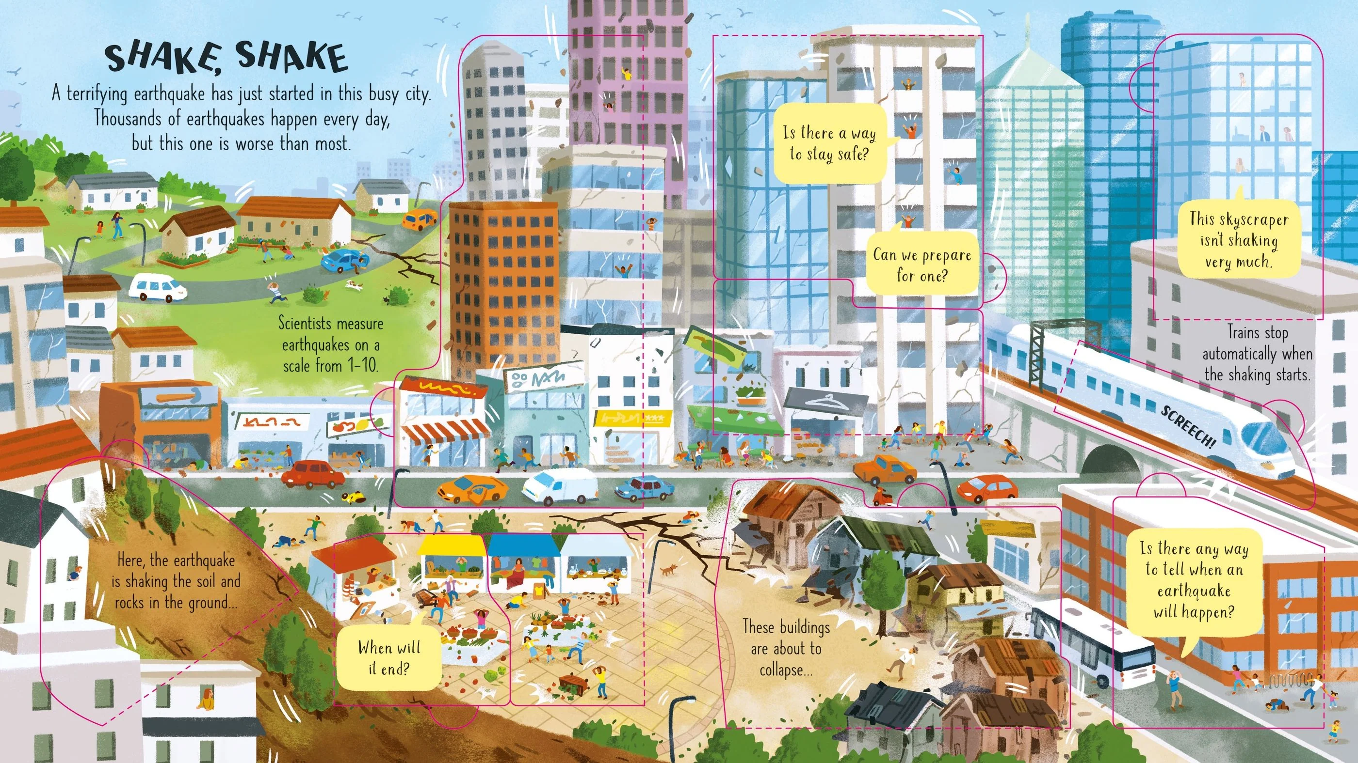 Look Inside Volcanoes And Earthquakes Book - Image 2