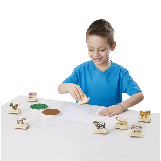 My First Wooden Stamp Set Farm Animals - Image 2