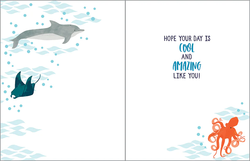 Ocean Birthday Card - Image 2