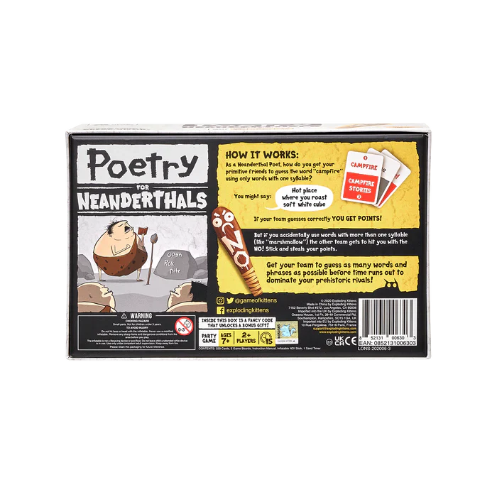 Poetry For Neanderthals - Image 3