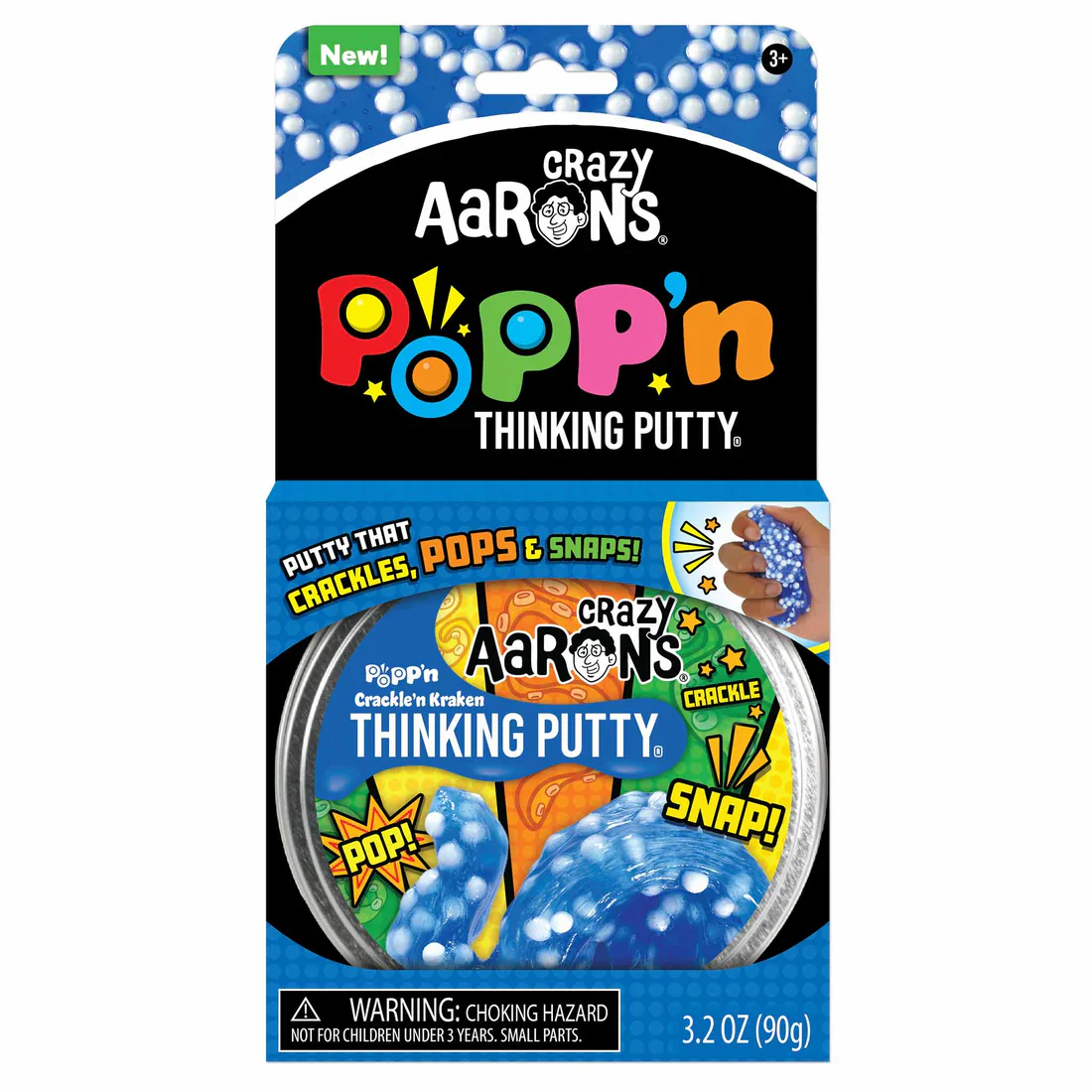 Popp'n Crackle'n Kraken Thinking Putty