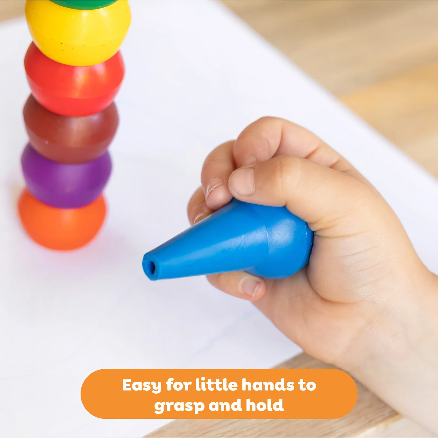 Stackable Crayons Retro Rainbow - Image 2